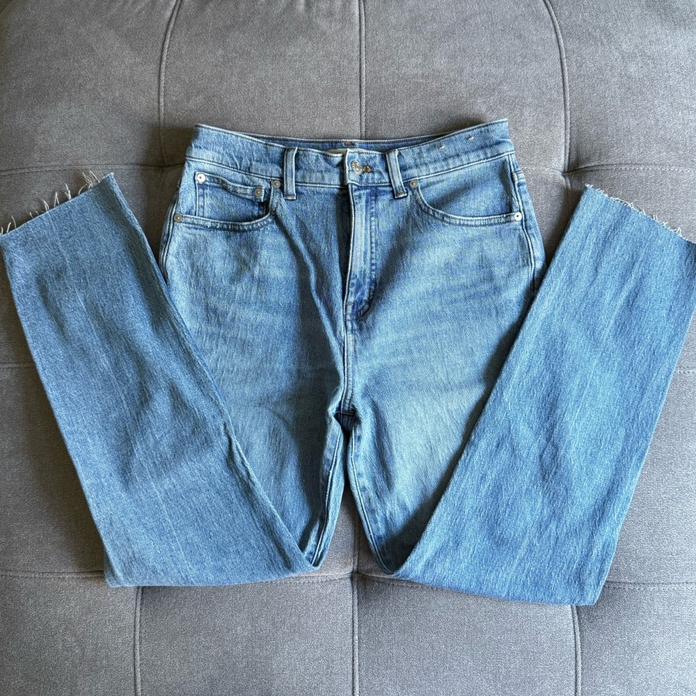 Madewell Light Blue 90s Straight Jeans